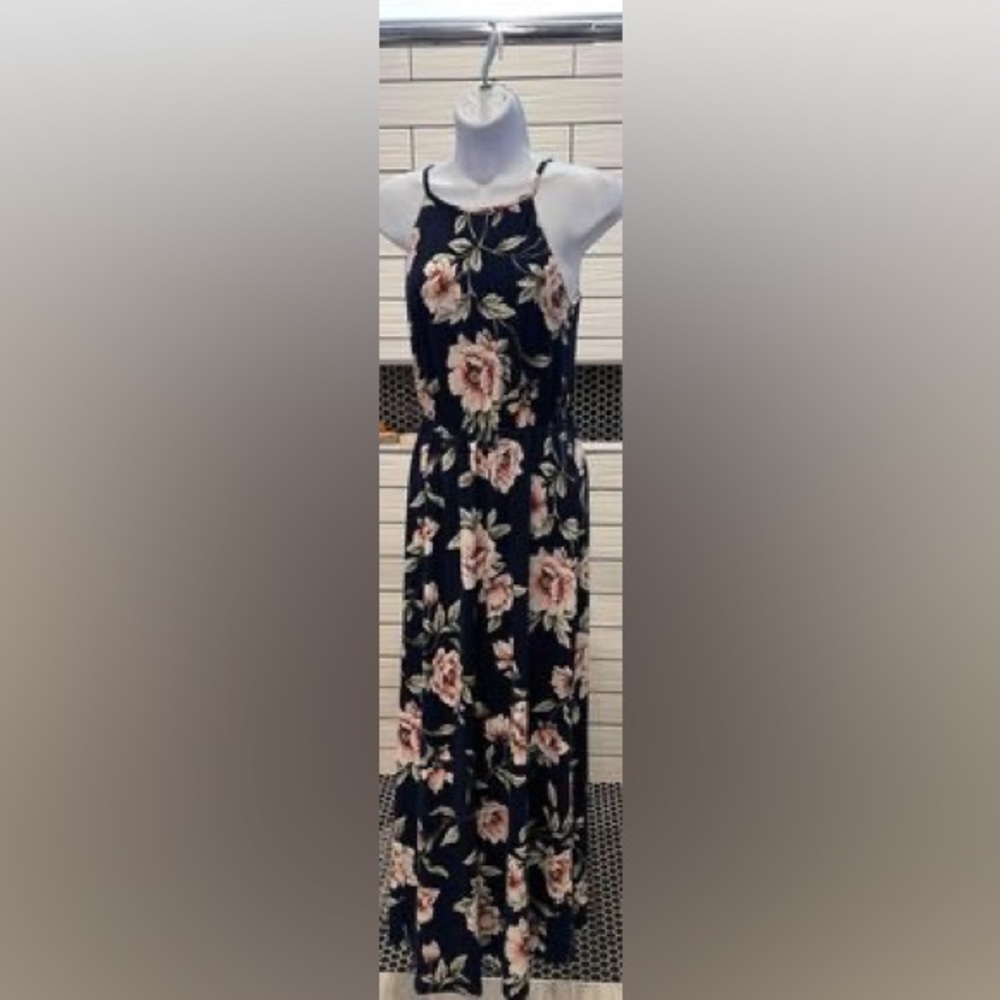 Floral maxi dress.